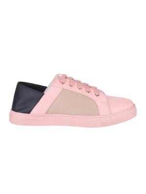 pink lace-up sneaker - 15004131 - Standard Image - 2