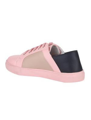 pink lace-up sneaker - 15004131 - Standard Image - 3