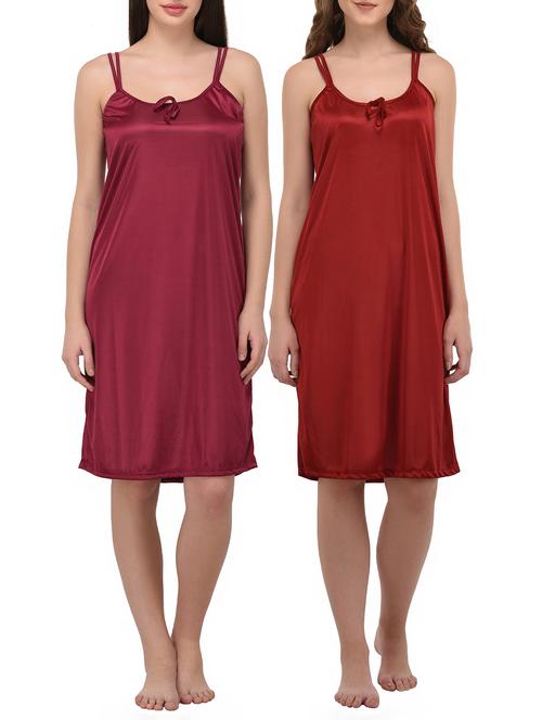 set of 2 solid sleepshirt - 15004339 - Standard Image - 1