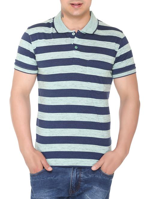 blue cotton t-shirt - 15004358 - Very Small Image - 1