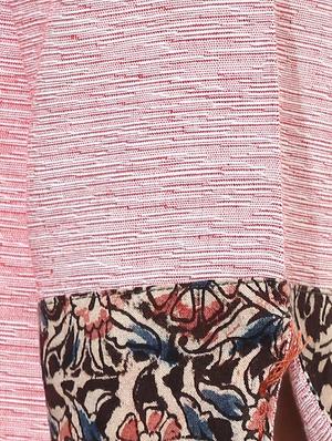 indian dobby pink khadi straight kurta - 15004496 - Standard Image - 6