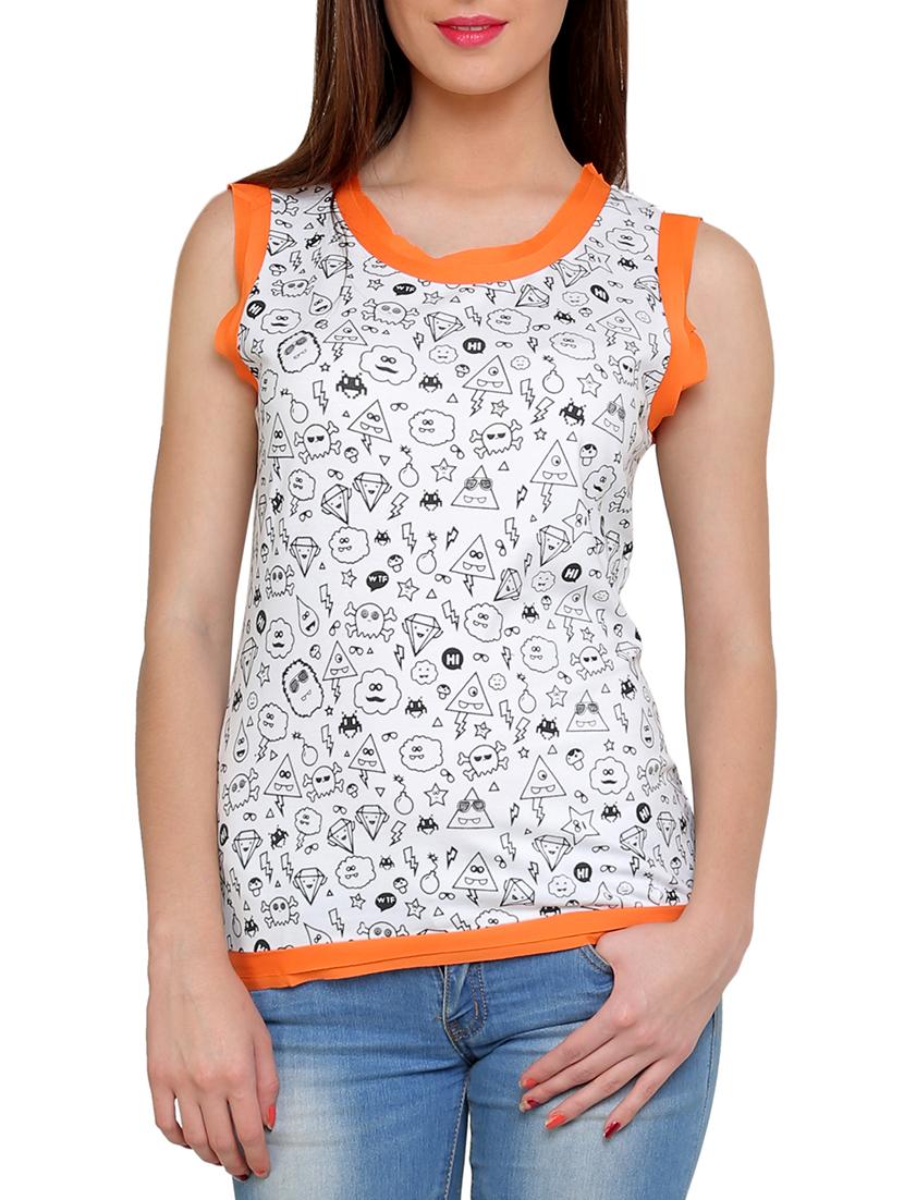 women regular round neck top