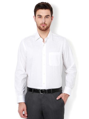 white cotton formal shirt - 15007112 - Very Small Image - 1