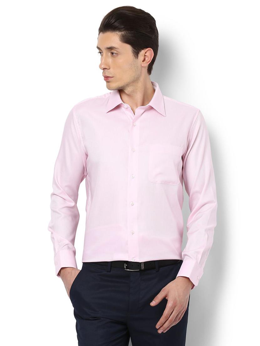 pink cotton formal shirt - 15007129 - Zoom Image - 1
