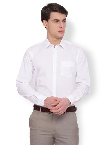 white cotton blend formal shirt - 15007149 - Very Small Image - 1