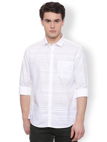 white cotton casual shirt - 15007198 - Very Small Image - 1