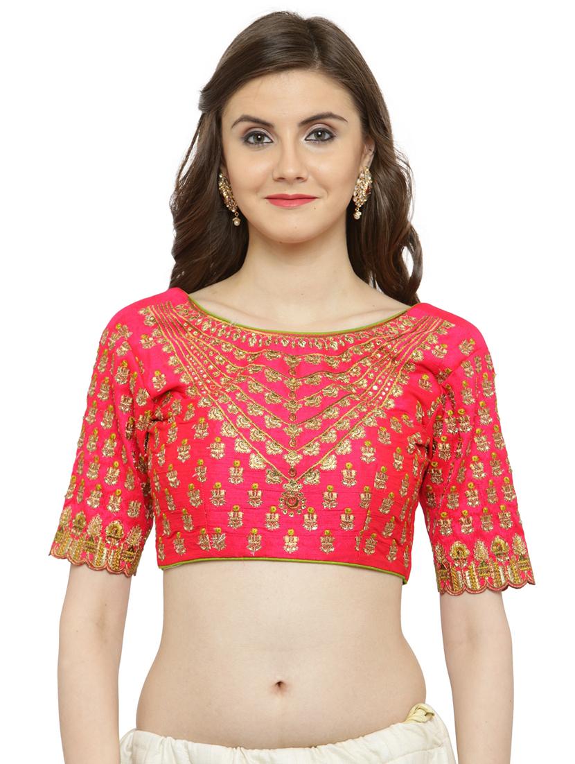 multi colored silk flared lehenga - 15007212 - Zoom Image - 3