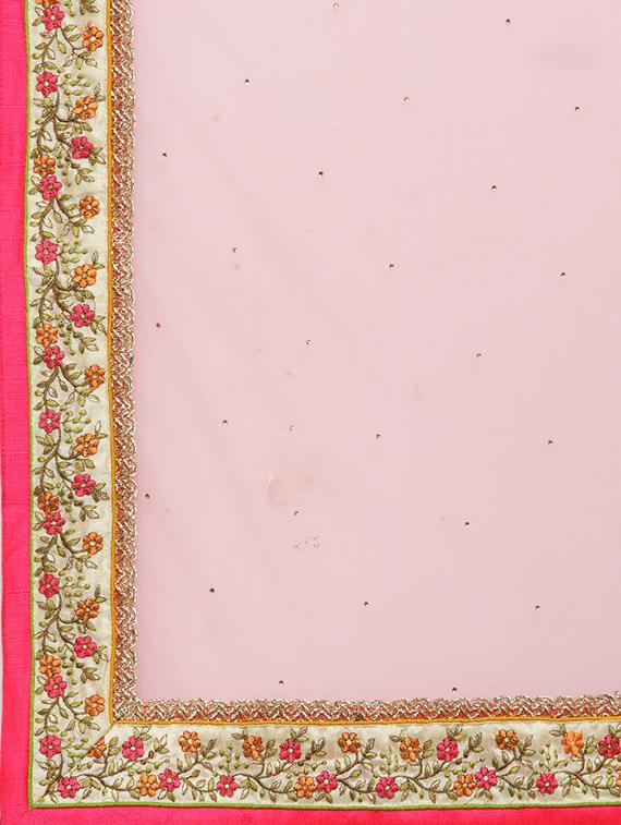 multi colored silk flared lehenga - 15007212 - Zoom Image - 6
