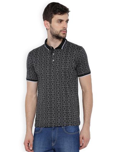 black cotton all over print t-shirt - 15007321 - Very Small Image - 1