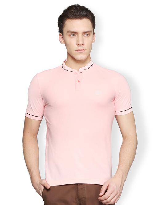 pink cotton blend t-shirt - 15007347 - Standard Image - 1