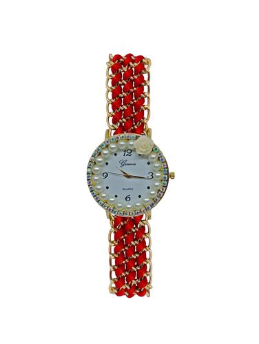 JM New V1 Red Bracalet Watch - 15007786 - Very Small Image - 1