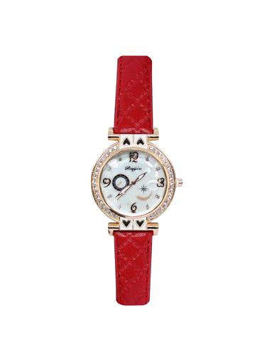 JM New Ruijiu Red Leather Belt Watch - 15007811 - Very Small Image - 1