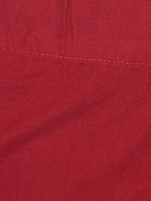 red solid cotton wrap skirt - 15008117 - Standard Image - 5