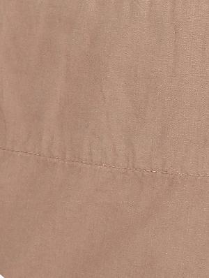 beige solid cotton wrap skirt - 15008118 - Standard Image - 5