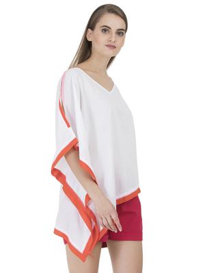 grass by gitika goyal white cotton kaftan - 15008129 - Standard Image - 2