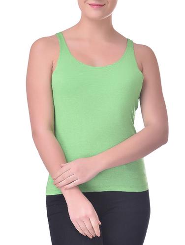 solid green racer back tee - 15008150 - Very Small Image - 1
