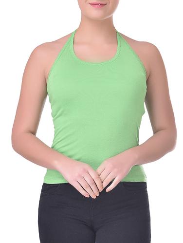 solid green viscose top - 15008151 - Very Small Image - 1