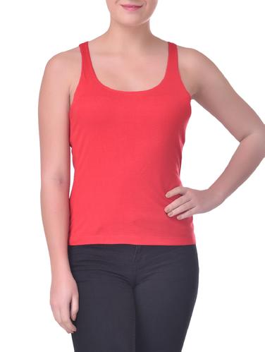 solid red racer back tee - 15008153 - Very Small Image - 1