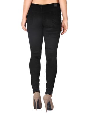 black denim solid jeans - 15008414 - Standard Image - 3