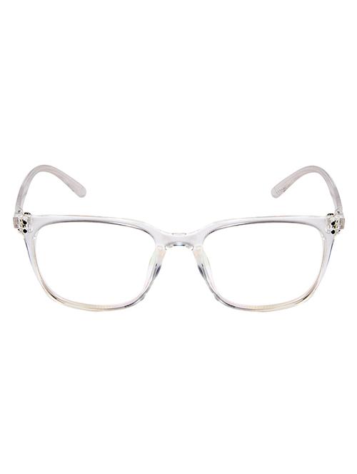 Cardon Transparent Wayfarer Full Rim EyeGlass - 15008452 - Very Small Image - 1
