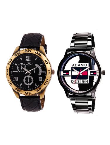 ADAMO Men's BIKER Watch Combo 37SL02-96NM01 - 15008456 - Very Small Image - 1