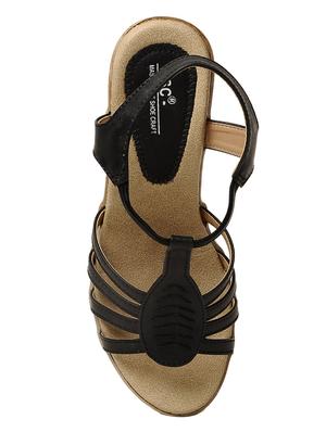 msc women black synthetic wedge - 15008503 - Standard Image - 4