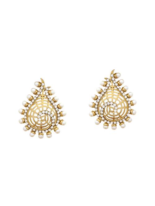 multi colored brass studs earrings - 15008754 - Very Small Image - 1