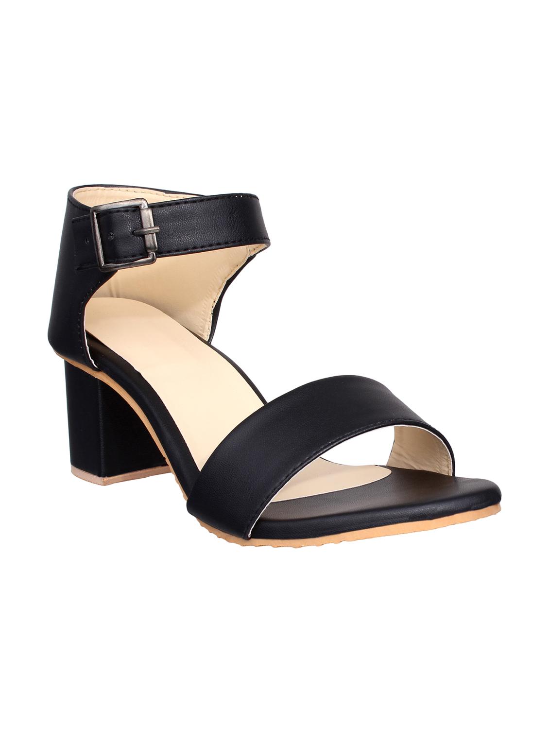 black ankle strap sandal - 15009138 - Zoom Image - 1
