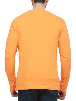 orange cotton t-shirt - 15009429 - Standard Image - 3