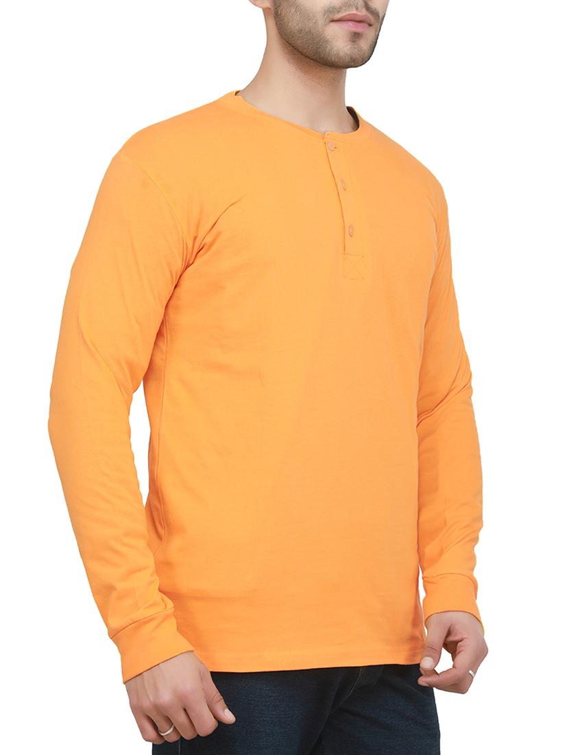 orange cotton t-shirt - 15009429 - Zoom Image - 2