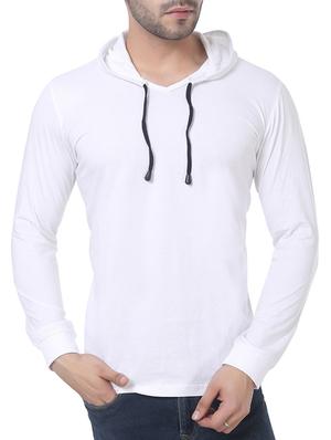 white cotton t-shirt - 15009430 - Standard Image - 1