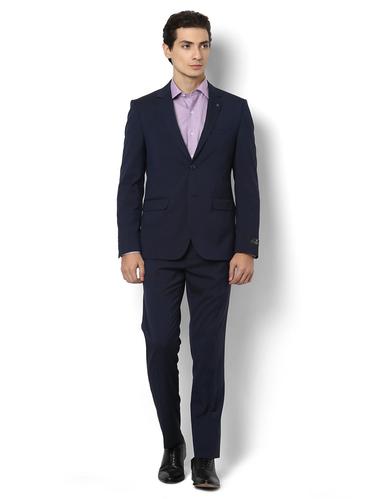 navy blue polyester blend suit - 15009556 - Very Small Image - 1