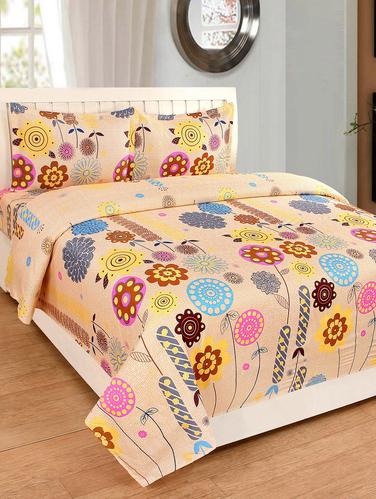 MicroFiber Double Bedsheet with 2 Pillow Covers - 15009717 - Very Small Image - 1