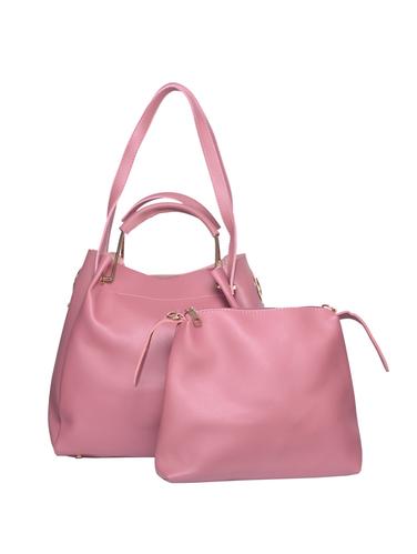 pink leatherette handbag - 15009921 - Very Small Image - 1