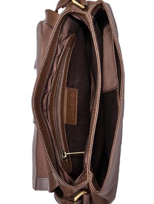 brown leather regular handbag - 15010228 - Standard Image - 3