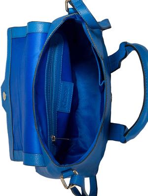 blue leather regular handbag - 15010233 - Standard Image - 3