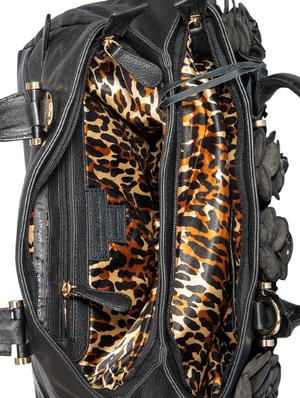 black leather regular handbag - 15010278 - Standard Image - 3