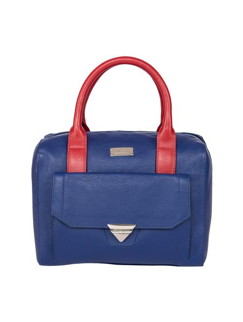 blue leather regular handbag - 15010285 - Standard Image - 1