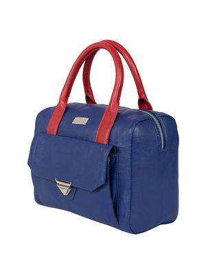 blue leather regular handbag - 15010285 - Standard Image - 4