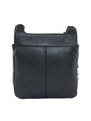 black leather regular sling bag - 15010340 - Standard Image - 2