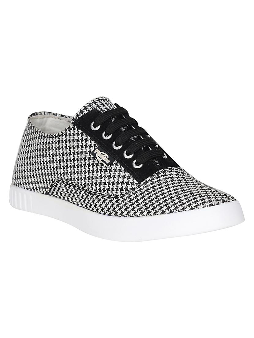 black Fabric lace up sneaker - 15010475 - Zoom Image - 1