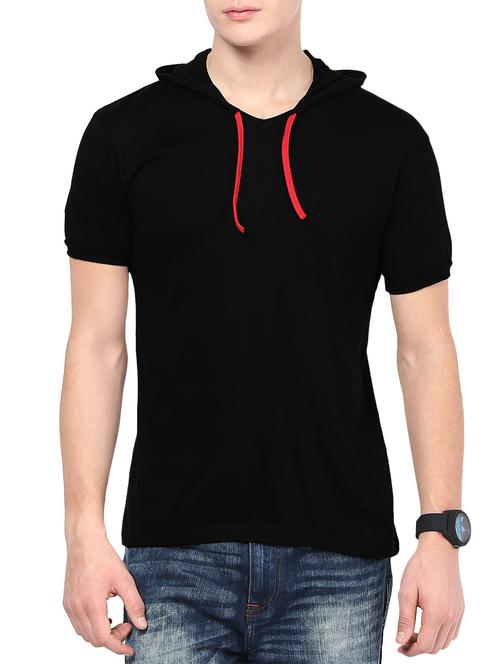 black cotton tshirt - 15010807 - Standard Image - 1