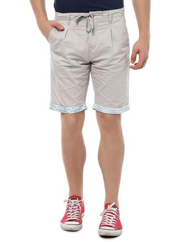 grey cotton shorts - 15010812 - Very Small Image - 1