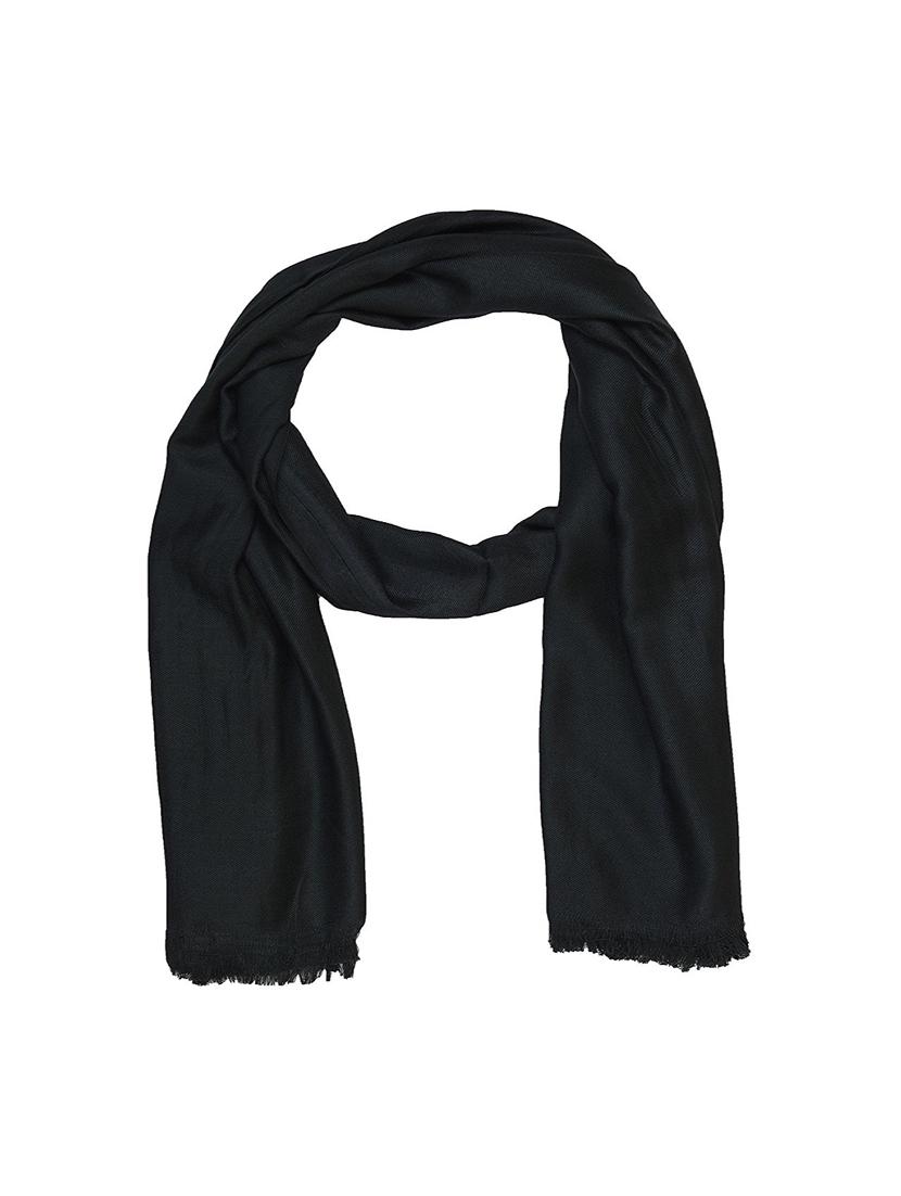 black cotton scarf - 15010851 - Zoom Image - 1