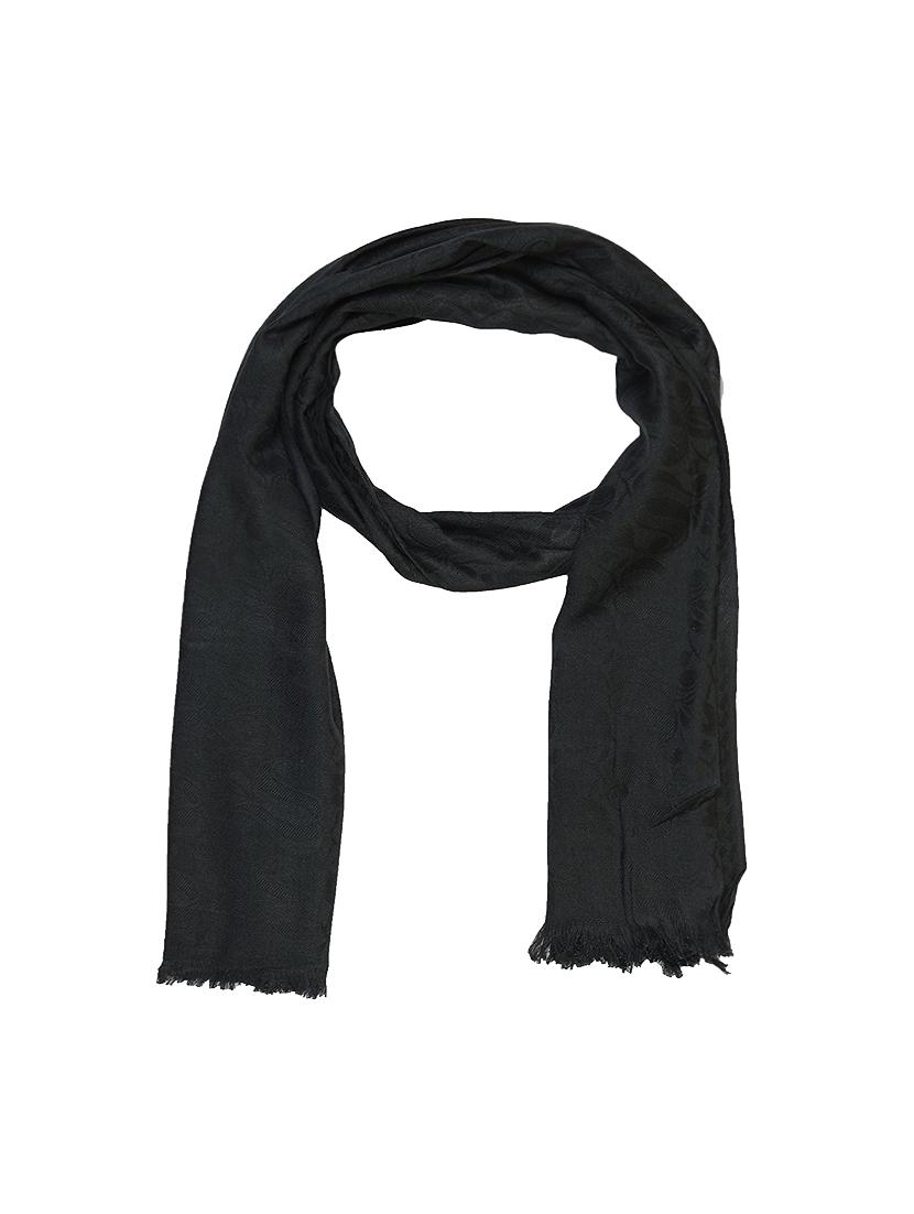 black cotton scarf - 15010871 - Zoom Image - 1
