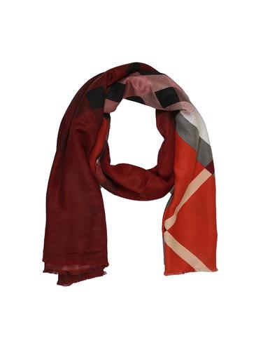 red cotton scarf - 15010874 - Very Small Image - 1