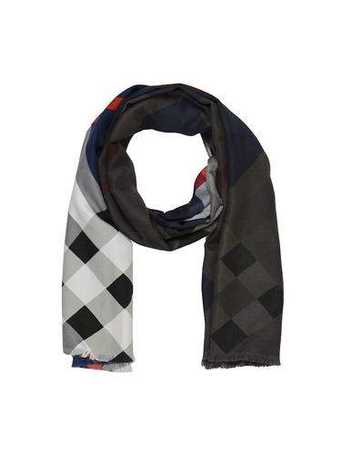 grey cotton scarf - 15010876 - Very Small Image - 1