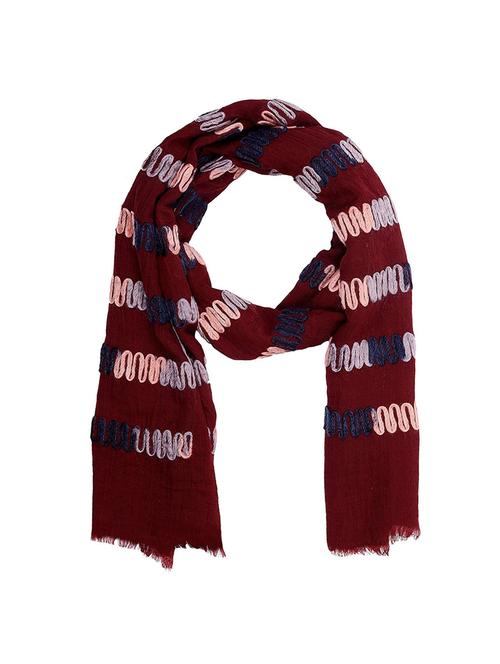 red cotton scarf - 15010890 - Standard Image - 1
