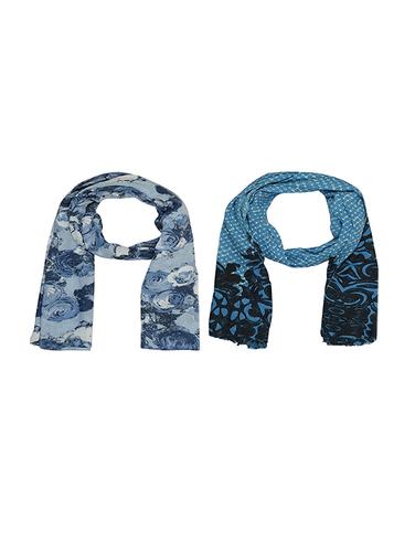 multi cotton scarf - 15010929 - Very Small Image - 1