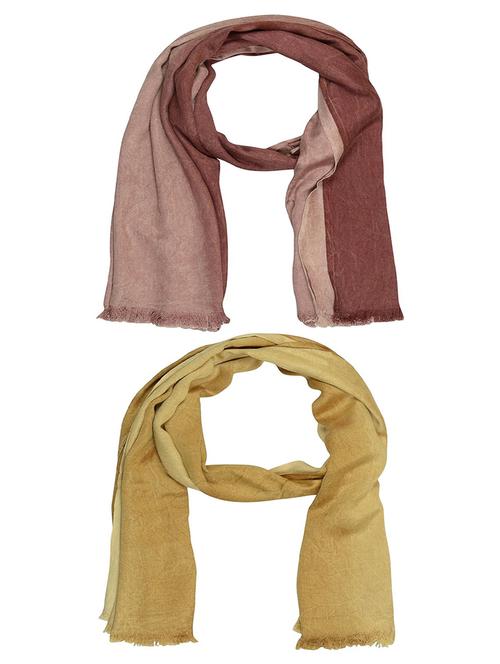 multi cotton scarf - 15010932 - Very Small Image - 1